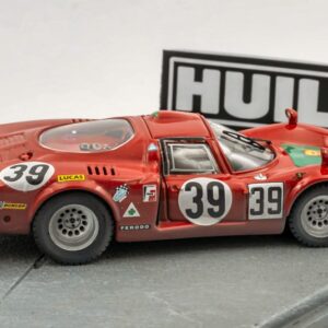 Modellino auto scala 1:43 Best ALFA ROMEO 33.2 24H LE MANS 1968 GIUNTI DIORAMA