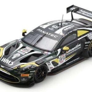 Modellino auto scala 1:43 Spark Model  ASTON MARTIN VANTAGE GT3 N.35 24 H SPA 2024 LEROUX-HANAFIN-ROBIN racing modellismo
