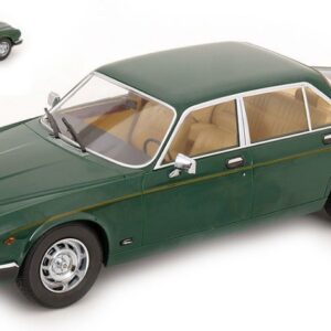 Modellino auto scala 1:18 JAGUAR XJ SERIES III GREEN modellismo statico collezione