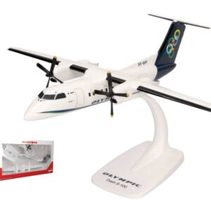 Modellino aereo di linea Herpa DHC-8-100 OLIMPIC AIR 1:100 modellismo collezione