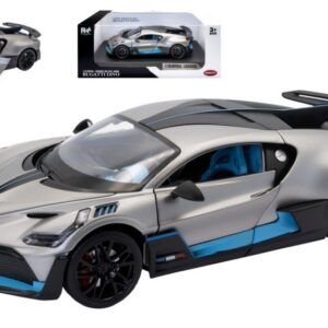 Modellino auto scala 1:18  BUGATTI DIVO SILVER diecast modellismo statico