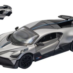 Modellino auto scala 1:32 BUGATTI DIVO SILVER modellismo statico collezione
