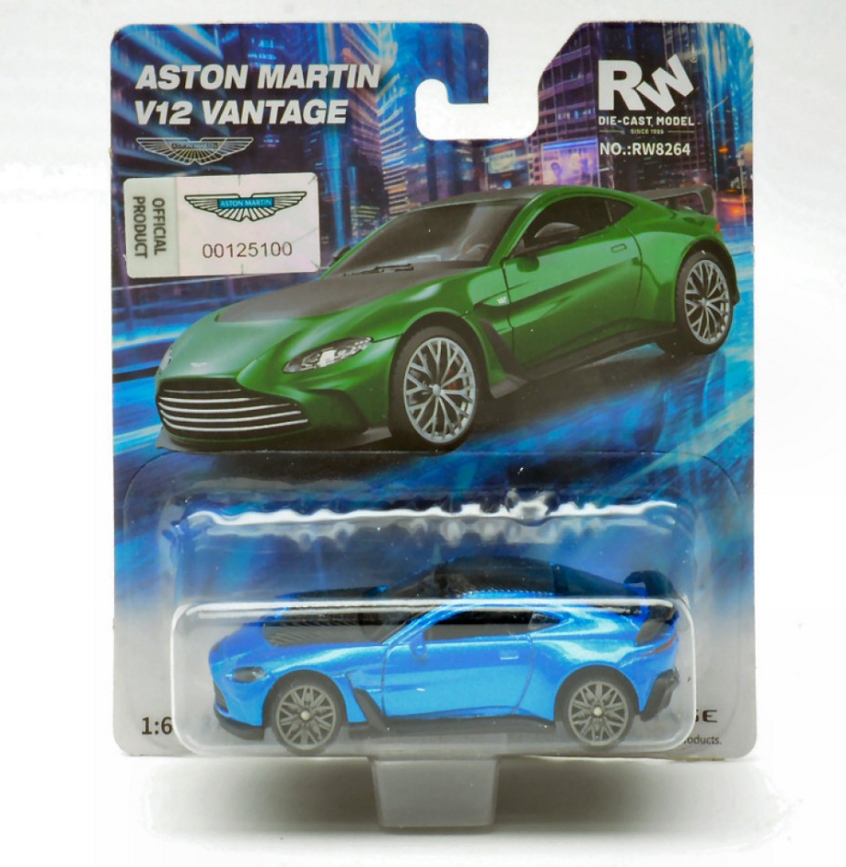 Modellino auto scala 1:64 ASTON MARTIN VANTAGE modellismo statico collezione