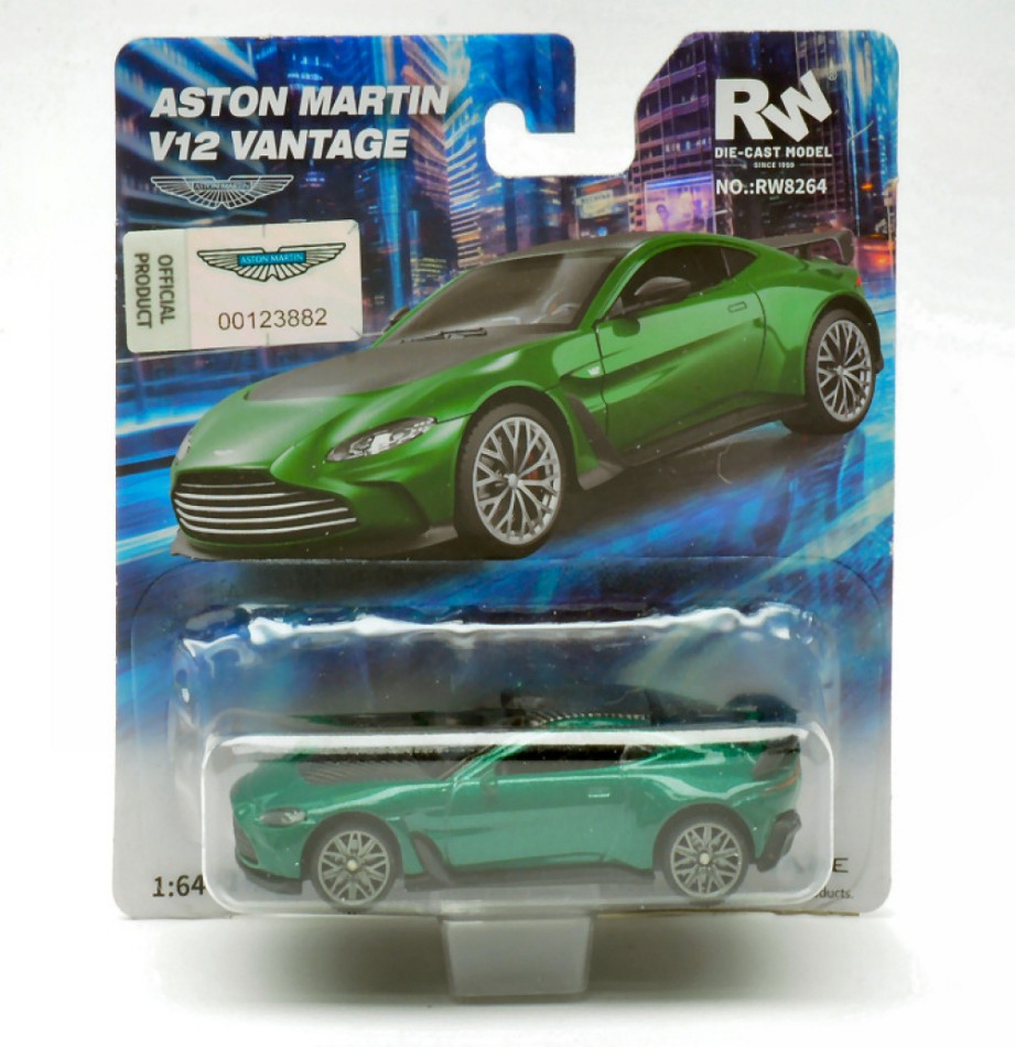 Modellino auto scala 1:64 ASTON MARTIN VANTAGE modellismo statico da collezione
