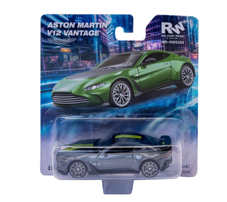 Modellino auto scala 1:64 RE.EL.Toys  ASTON MARTIN VANTAGE modellismo statico collezione