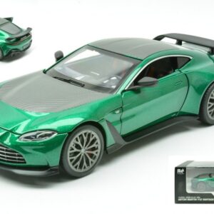 Modellino auto scala 1:24 RE.EL.Toys  ASTON MARTIN V12 VANTAGE GREENCARBON 1:24 diecast modellismo statico