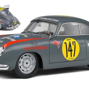Modellino auto scala 1:18 Solido PORSCHE 356 PRE-A COUPE RACING PANAM 1954 diecast modellismo statico