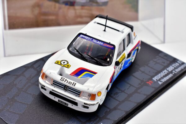 modellino auto rally scala 1:43 Peugeot 205 T16 collezione - immagine 2