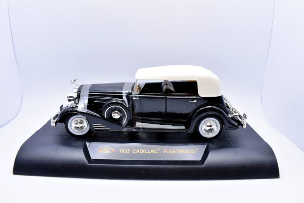 Modellino auto Cadillac Fleetwood scala 1:32 diecast modellismo collezione epoca solido - immagine 2