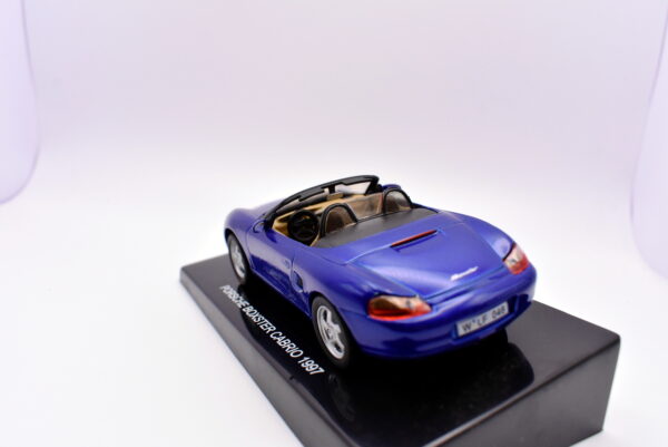 Modellino auto scala 1:43 porsche Boxster Cabrio diecast modellismo statico - immagine 4