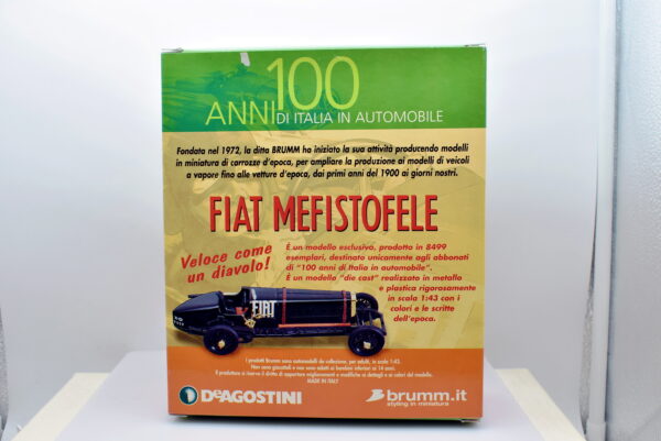 Modellino auto scala 1:43 Fiat Mefistofele Brumm diecast modellismo da collezione - immagine 2