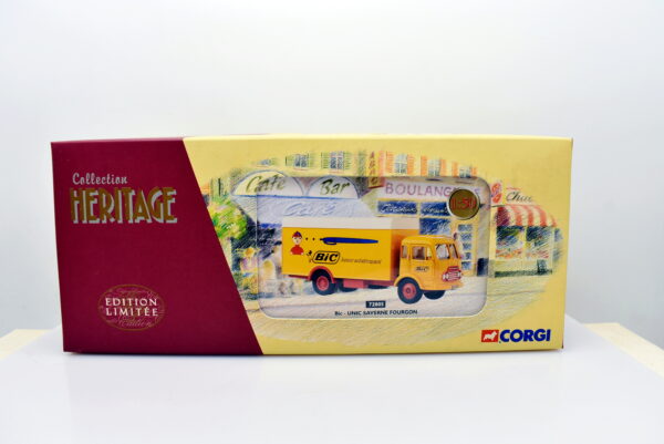 Modellino Camion scala 1:50 Bic-UNIC saverne fourgon Corgi diecast modellismo da collezione - immagine 2
