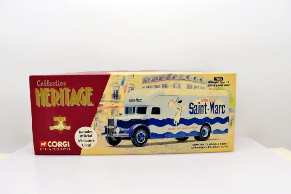 Modellino Camion scala 1:50 Bernard type 110 fourgon LESSIVE SAINT MARC Corgi diecast modellismo da collezione - immagine 2