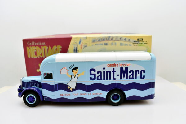 Modellino Camion scala 1:50 Bernard type 110 fourgon LESSIVE SAINT MARC Corgi diecast modellismo da collezione - immagine 3