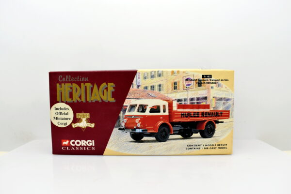 Modellino Camion scala 1:50 Renault fainèant, Transport de futs HUILES Renault Corgi diecast modellismo da collezione - immagine 2