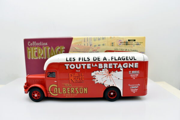 Modellino Camion scala 1:50 Bernard type 110 Fourgon Calberson-flageul Corgi diecast modellismo da collezione - immagine 3