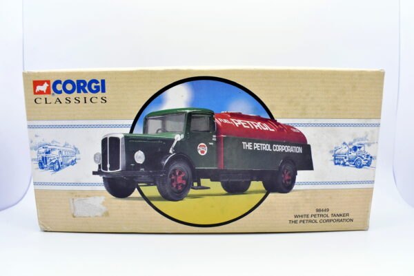 Modellino Camion scala 1:50 White petrol tanker the petrol corporation Corgi diecast modellismo da collezione - immagine 2
