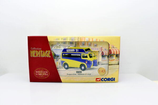 Modellino Camion scala 1:43 peugeot D3A Pernod ET FILS Corgi diecast modellismo da collezione - immagine 2