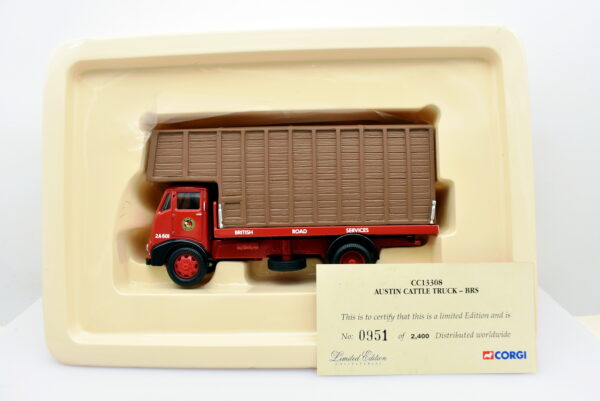 Modellino Camion scala 1:50 Austin cattle truckbritish road services Corgi diecast modellismo da collezione - immagine 6