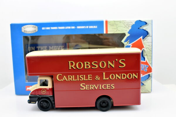 Modellino Camion scala 1:50 CC11002 Thames trader Luton Van robson's of carlisle Corgi diecast modellismo da collezione - immagine 3