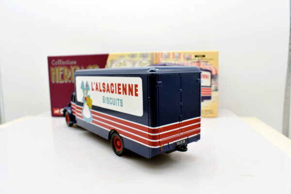Modellino Camion scala 1:50 Berliet GLR8 Fourgon l'alsacienne Corgi diecast modellismo da collezione - immagine 5