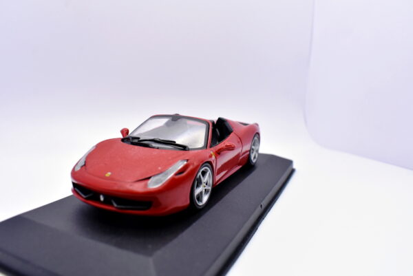 Modellino auto scala 1:43 Ferrari 458 spider IXO diecast modellismo da collezione - immagine 3