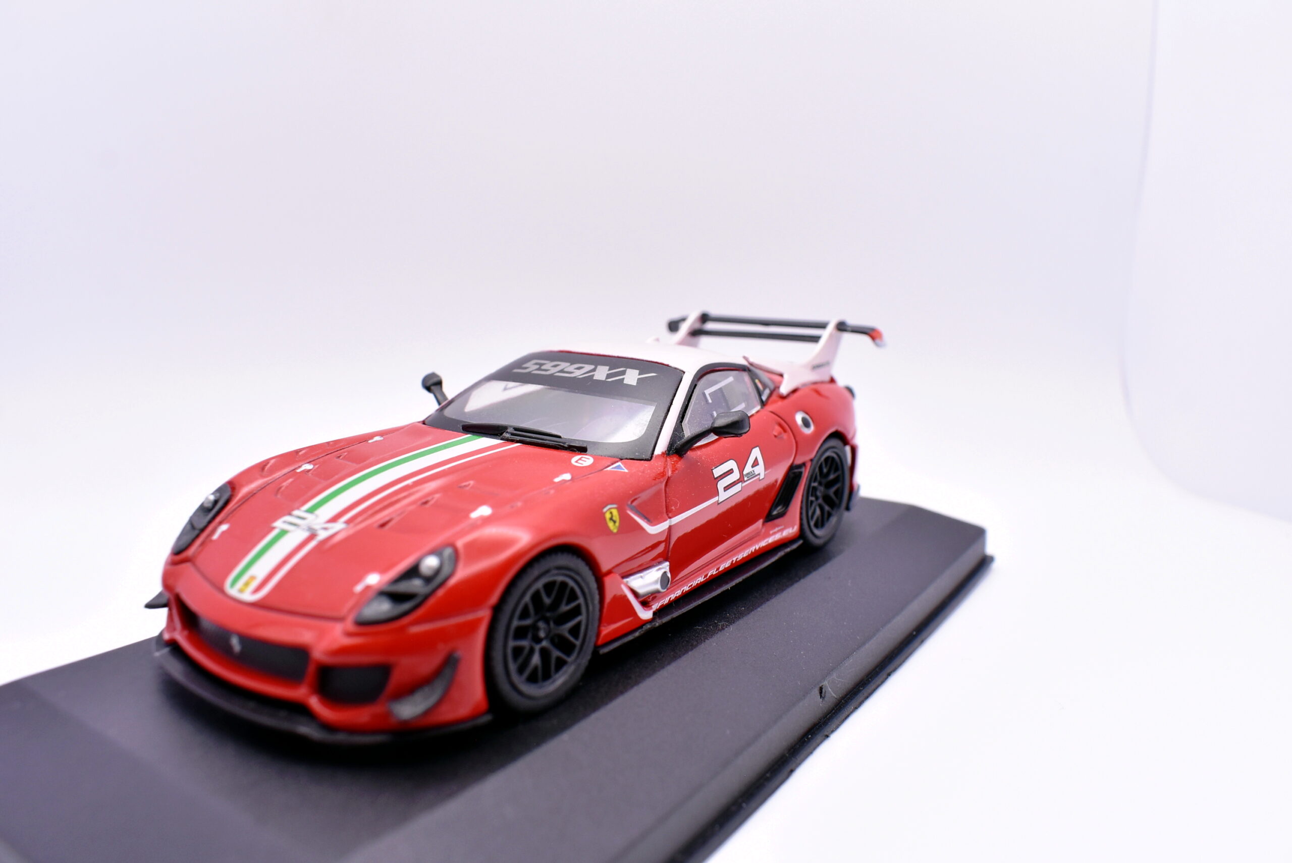 Modellino auto Ferrari 599XX Evo racing collection 1:43 diecast modellismo - immagine 3