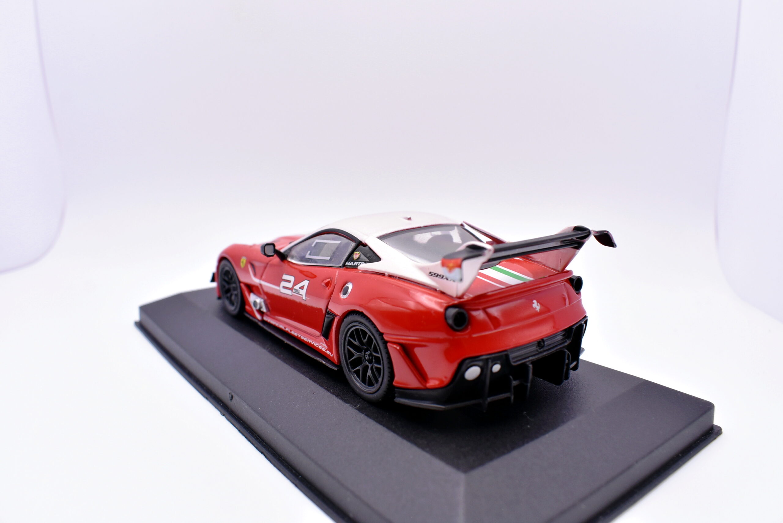 Modellino auto Ferrari 599XX Evo racing collection 1:43 diecast modellismo - immagine 4