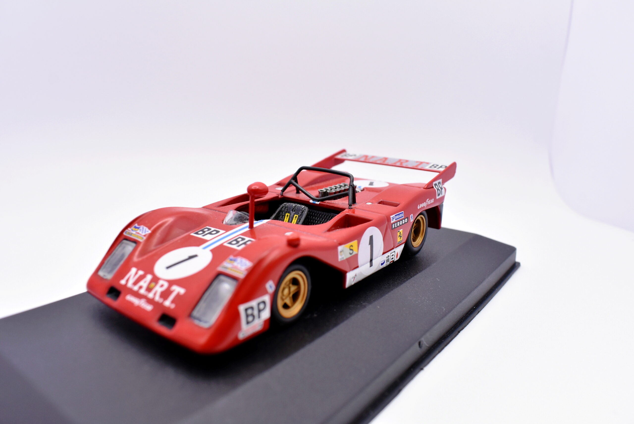 Modellino auto Ferrari 312 P racing collection 1:43 diecast modellismo - immagine 3