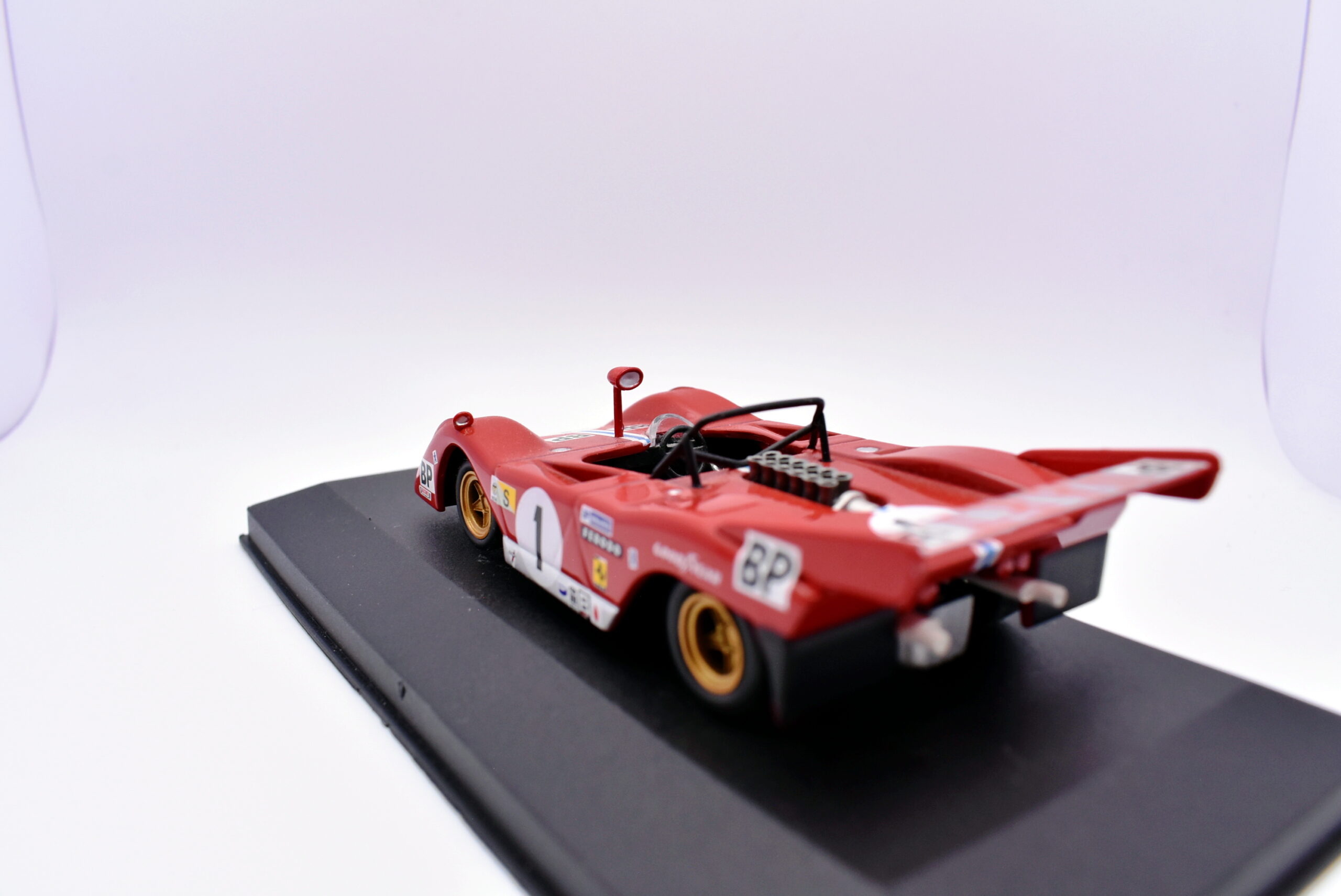 Modellino auto Ferrari 312 P racing collection 1:43 diecast modellismo - immagine 4