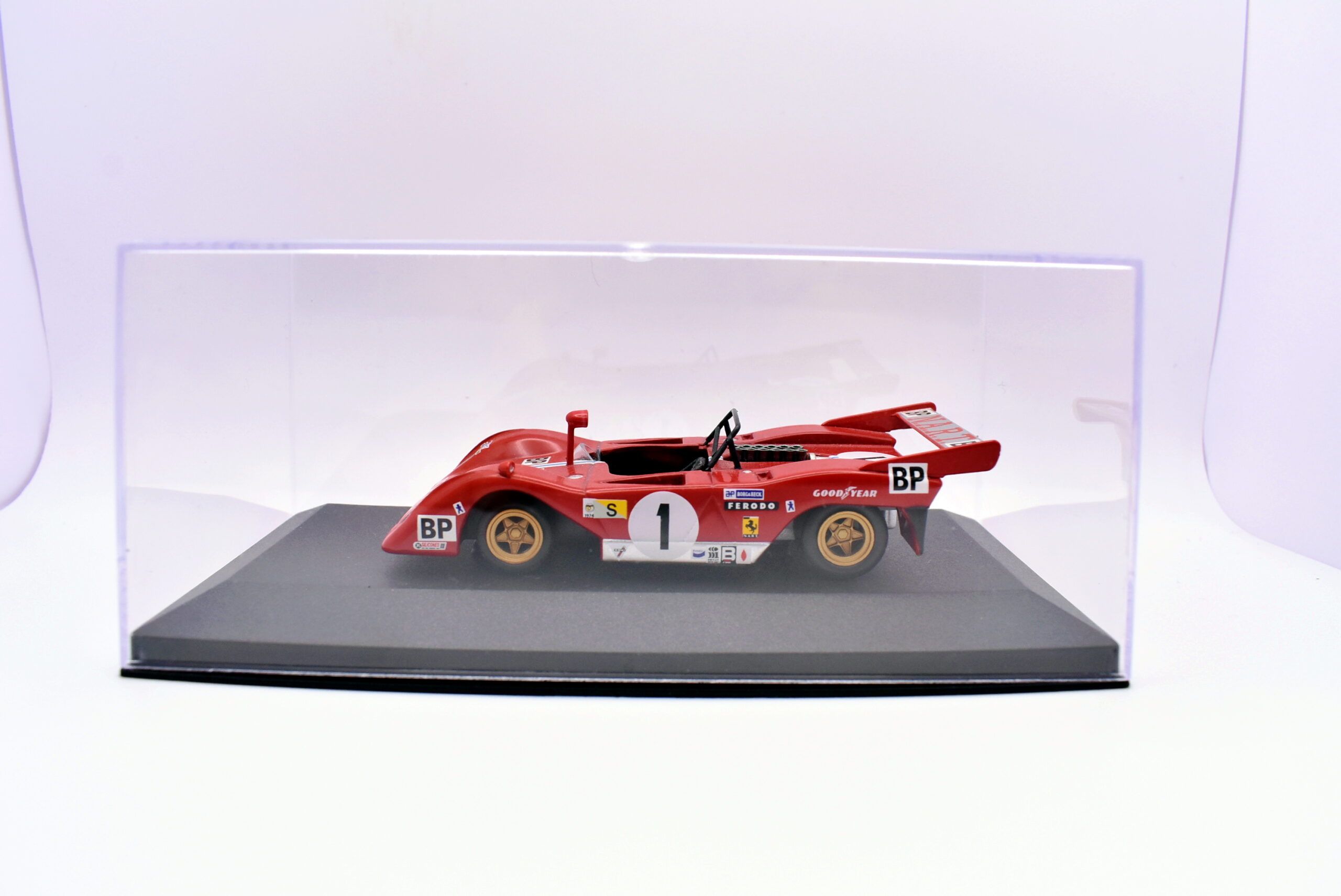 Modellino auto Ferrari 312 P racing collection 1:43 diecast modellismo - immagine 5
