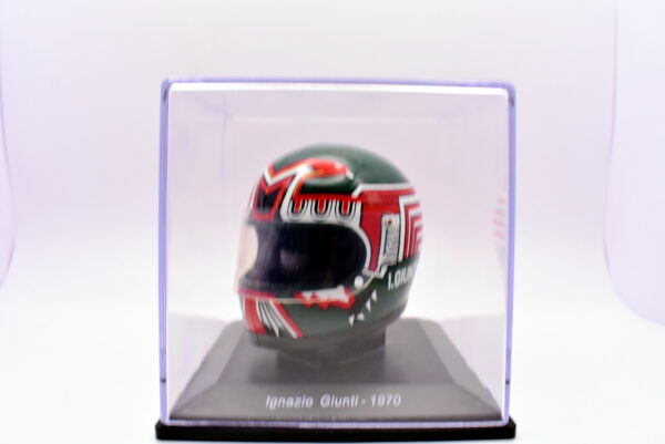 modellino casco FORMULA 1 Ignazio Giunti 1970 1:5 modellismo helmet - immagine 2