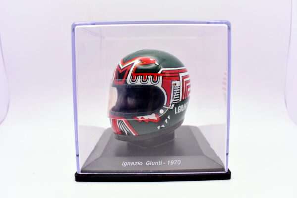 modellino casco FORMULA 1 Ignazio Giunti 1970 1:5 modellismo helmet - immagine 3