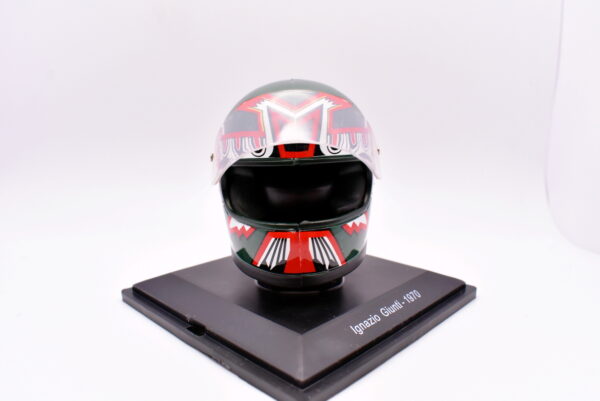 modellino casco FORMULA 1 Ignazio Giunti 1970 1:5 modellismo helmet
