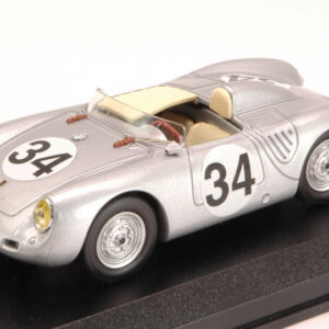 Modellino auto scala 1:43 Best Model  PORSCHE 550 RS N.34 DNF LM 1957 STOREZ-CRAWFORD racing modellismo