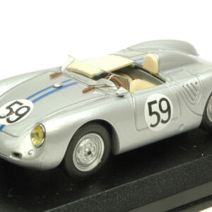 Modellino auto scala 1:43 Best Model  PORSCHE 550 RS N.59 24 H LE MANS 1958 SCHILLER-TOT-WIRZ racing modellismo