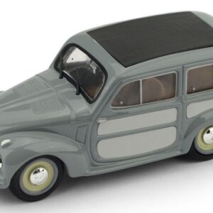 Modellino auto scala 1:43 Brumm FIAT 500 C BELVEDERE GRIGIO diecast modellismo statico