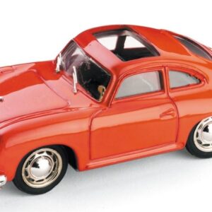 Modellino auto scala 1:43 Brumm PORSCHE 356 COUPE ROSSO diecast modellismo statico