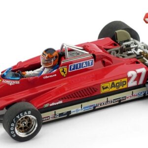 Modellino auto formula 1 F1 1:43 FERRARI 126 C2 VILLENEUVE 1982 S.MARINO GP modellismo statico