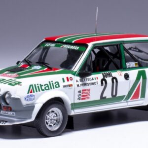 Modellino auto scala 1:43 Ixo FIAT RITMO 75 ABARTH RALLY MONTE CARLO 1979 BETTEGA-PERISSINOT modellismo statico