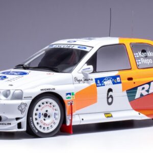 Modellino auto rally scala 1:18 Ixo Model  FORD ESCORT WRC N.6 AKROPOLIS RALLY 1997 KANKKUNEN-REPO modellismo statico collezione