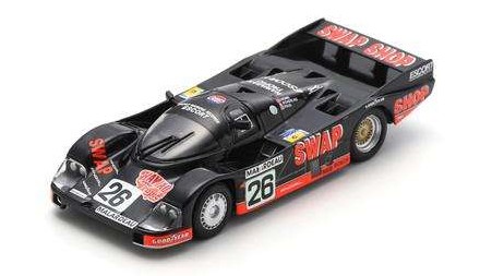 Modellino auto scala 1:64 Spark Model  PORSCHE 956 N.26 2nd 24 H LE MANS 1984 J.RONDEAU-P.HENN-J.PAUL JR. 1:64 racing modellismo
