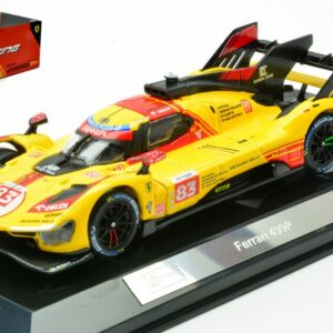 Modellino auto scala 1:43 Burago FERRARI 499P N.83 LE MANS 2024 racing modellismo
