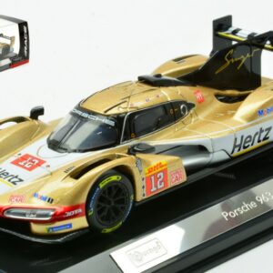 Modellino auto scala 1:43 Burago PORSCHE 963 HERTZ TEAM JOTA racing modellismo