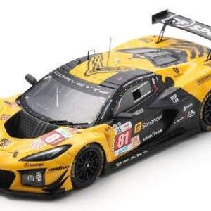 Modellino auto scala 1:43 Spark Model  CORVETTE Z06 GT3 R N.81 24 H LE MANS 2024 EASTWOOD-ANDRADE-VAN ROMPUY racing modellismo