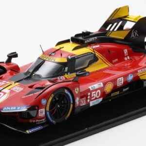 Modellino auto scala 1:12 Looksmart  FERRARI 499P N.50 LE MANS 2024 FUOCO-MOLINA-NIELSEN 1:12 racing modellismo