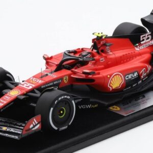 Modellino auto formula 1 F1 scala 1:18 Looksmart  FERRARI SF-23 N.55 SINGAPORE GP 2023 C.SAINZ
