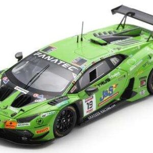 Modellino auto scala 1:43 Spark Model  LAMBORGHINI HURACAN GT3 N.19 24 H SPA 2024 LLARENA-COOK-MOULIN-QARAJOULI racing modellismo