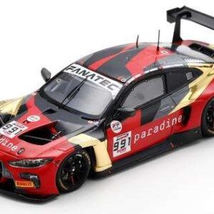 Modellino auto scala 1:43 Spark BMW M4 GT3 24H SPA 2024 racing modellismo