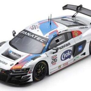 Modellino auto scala 1:43 Spark Model AUDI R8 GT 24H SPA 2024 racing modellismo